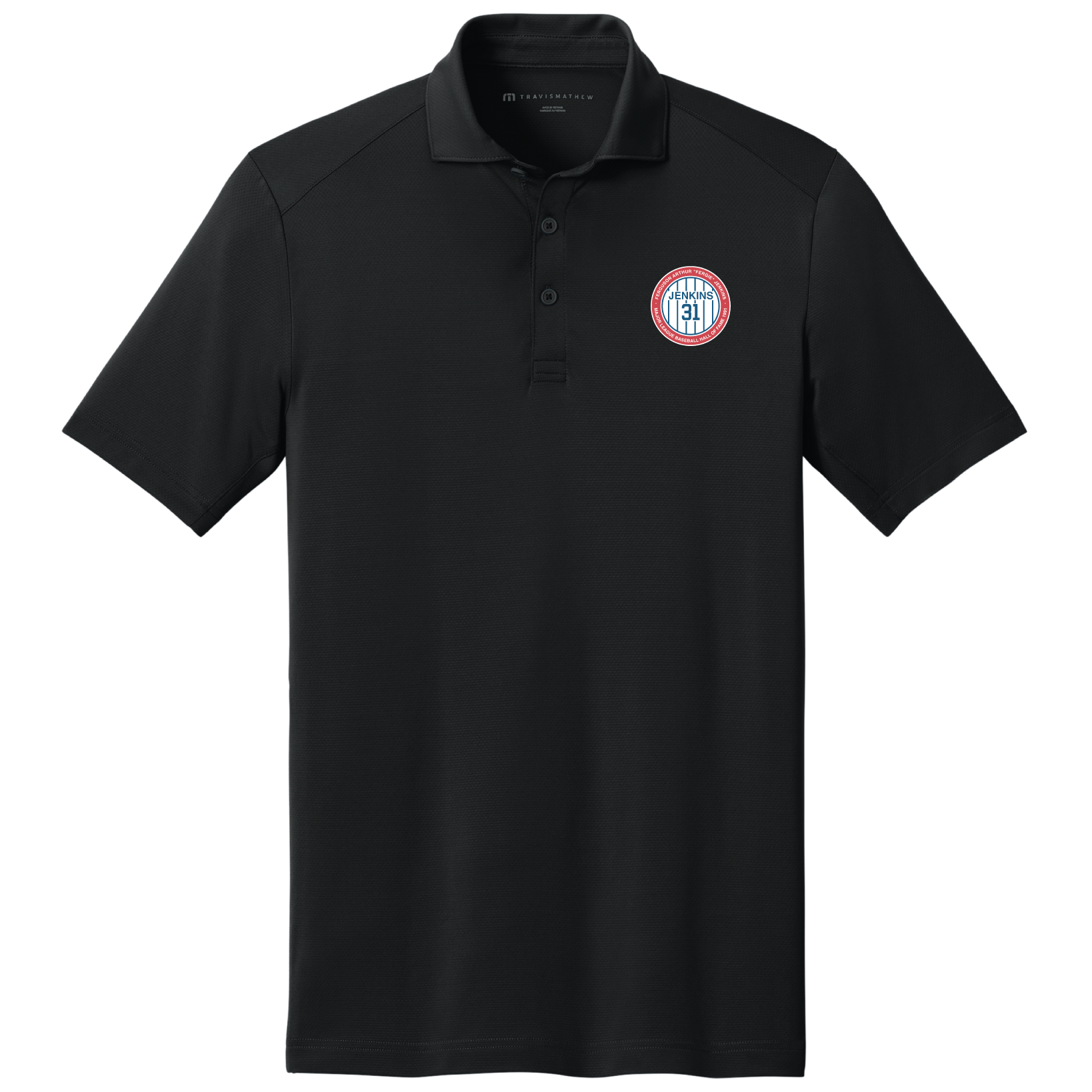 MLB HALL OF FAME PATCH 31 X TRAVIS MATTHEW (BLACK)
