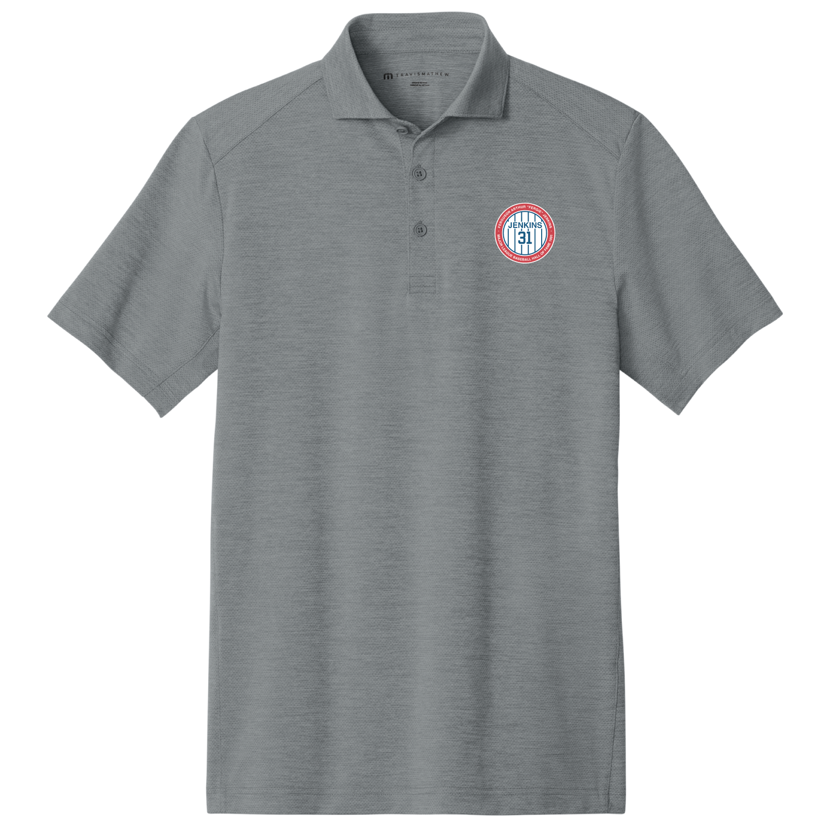 MLB HALL OF FAME PATCH 31 X TRAVIS MATTHEW (GRAY)